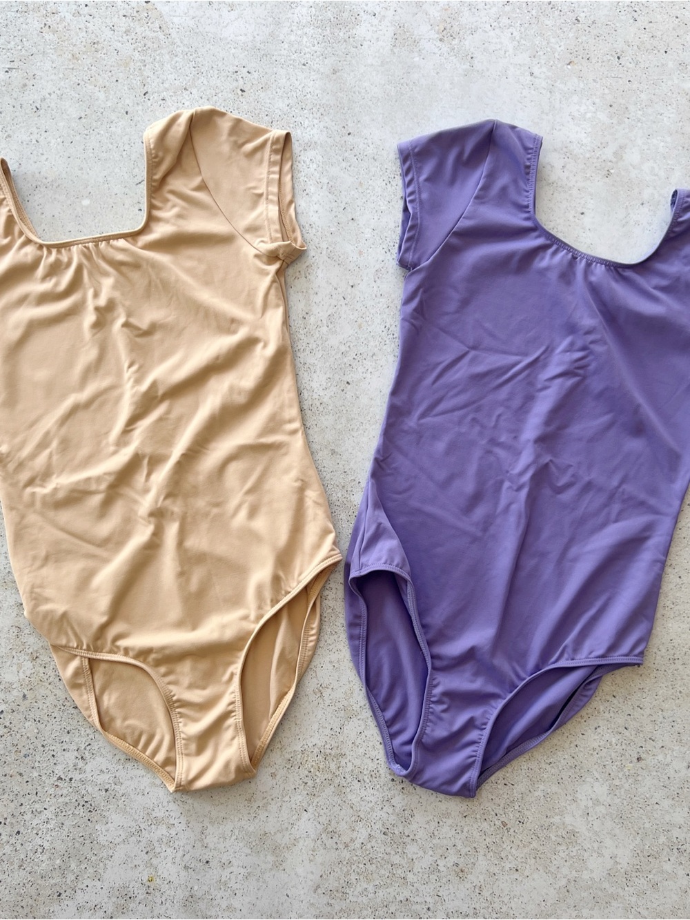BLOCH Dance Girls Dujour Microlux Short Sleeve Leotard set of 2